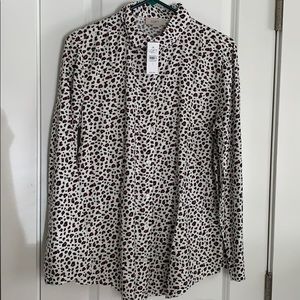 NWT LOFT Leopard Print Sleep Shirt